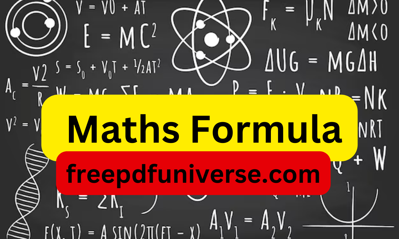 Maths Formula Pdf Download